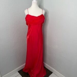 camille la vie illusion halter dress Illusion Sequin Sweetheart Keyhole Trumpet Dress missy / 10 / navy
